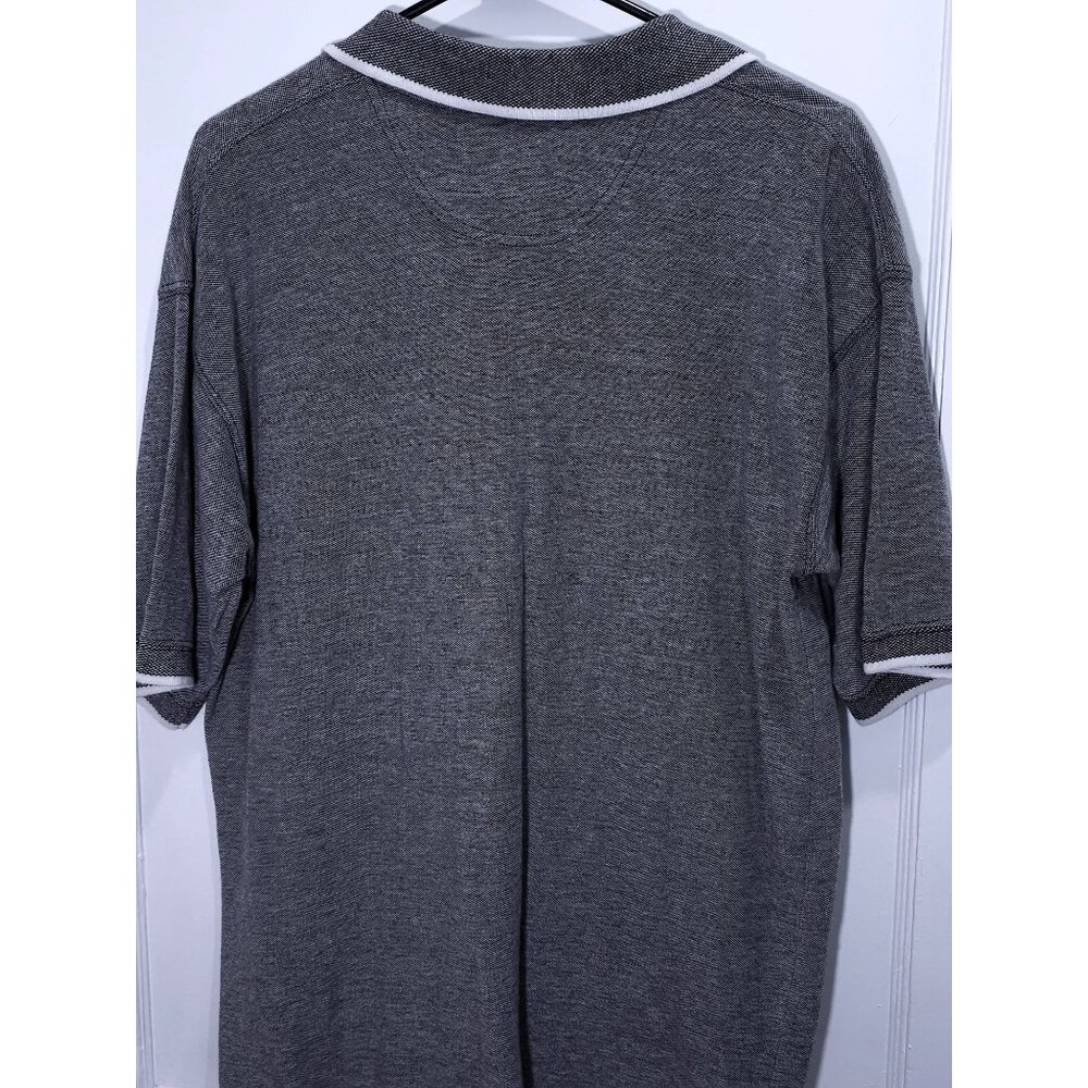 Duck Head Men's Golf Polo Shirt Large Black Tweed Color - Picture 6 of 8